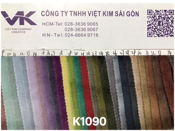 Vải nhung - Vải Việt Kim - Công Ty TNHH Thương Mại Việt Kim (SG)
